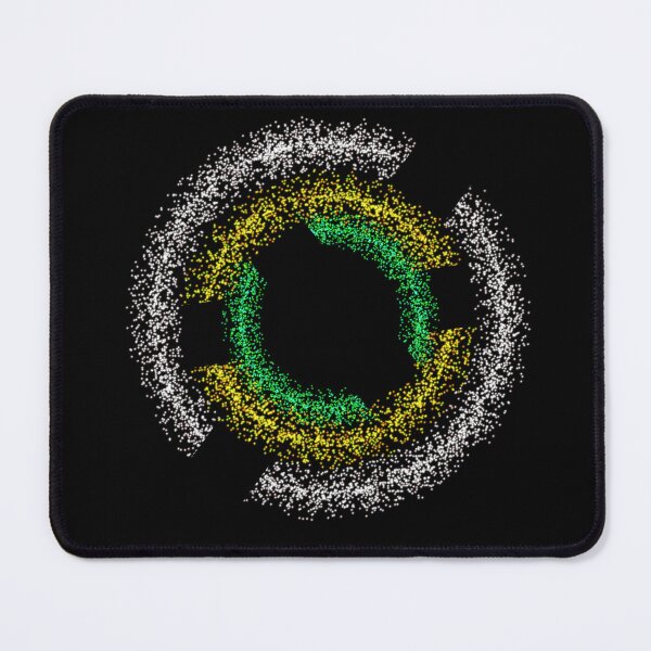 Item preview, Abstract yellow green and white circles designed and sold by Meo Design.