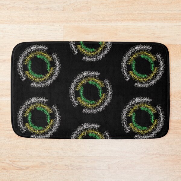 Item preview, Abstract yellow green and white circles designed and sold by Meo Design.