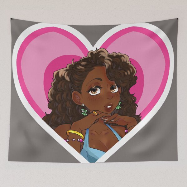 Item preview, Pretty girl valentine  designed and sold by cartooniefilms.