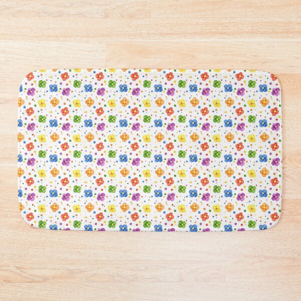 Item preview, Colorful Rainbow Flowers and Dots Clowncore Circuscore Kidcore designed and sold by PirateAvocado.