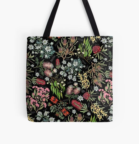 Aperçu de l'œuvre Australian Botanics - Noir de jais créée et vendue par Foxytroting.