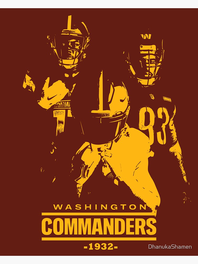 washington commanders helmet  Sticker for Sale by FunkyBaller