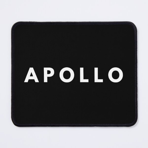 Item preview, Apollo Greek Mythology Olympian God White Typography designed and sold by OnyxMoonDesigns.