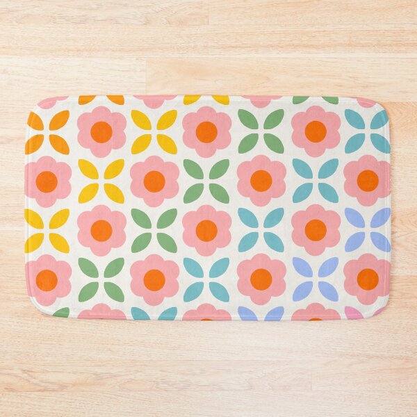 Item preview, Retro Flower Pattern - rainbow designed and sold by Gale Switzer.