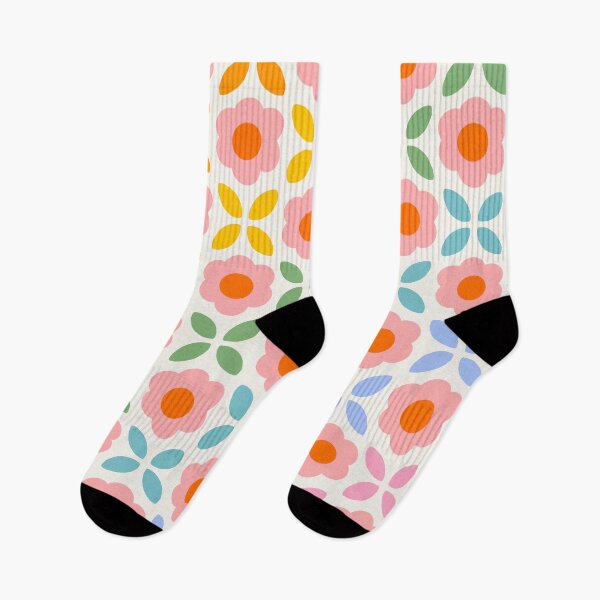 Item preview, Retro Flower Pattern - rainbow designed and sold by Gale Switzer.
