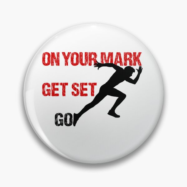 Item preview, ON YOUR MARK GET SET GO designed and sold by DomGDesign.