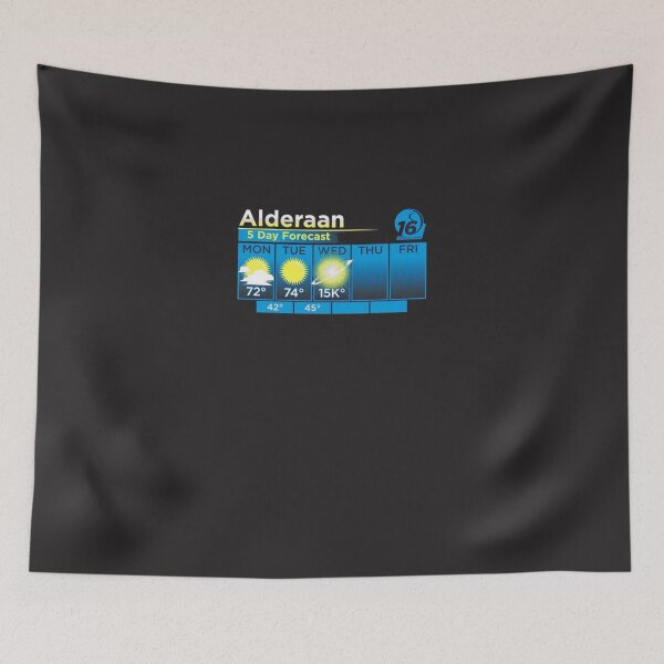 Item preview, ALDERAAN 5 DAY FORECAST Classic T-Shirt designed and sold by YannikSeidel.