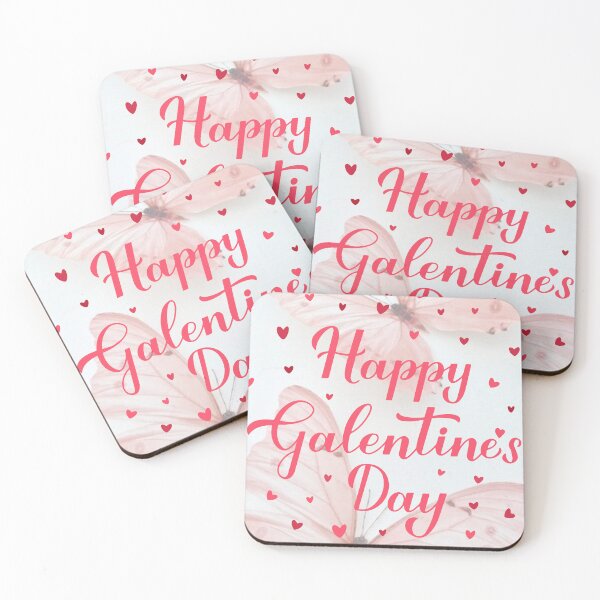 Item preview, Happy Galentine's Day with butterflies and hearts designed and sold by sweetees4u.