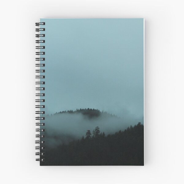 Item preview, Fog settled in trees on mountains designed and sold by grey-hand-art.