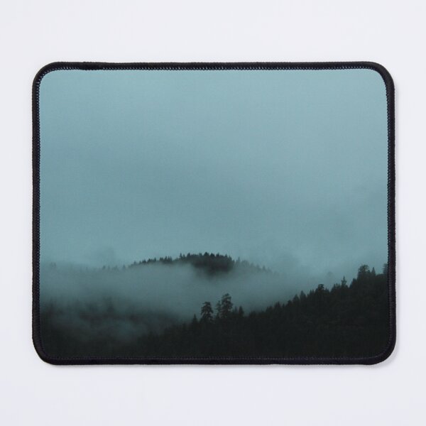 Item preview, Fog settled in trees on mountains designed and sold by grey-hand-art.