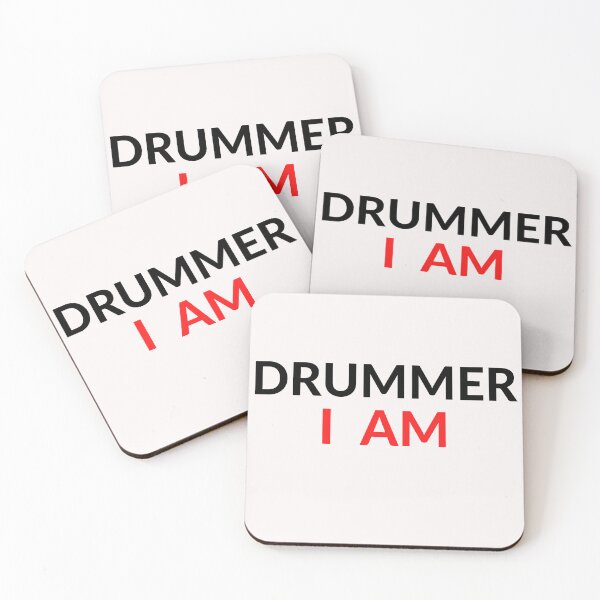 Item preview, DRUMMER I AM designed and sold by RobbiesMusic.