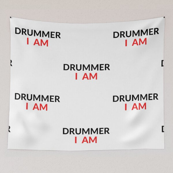 Item preview, DRUMMER I AM designed and sold by RobbiesMusic.