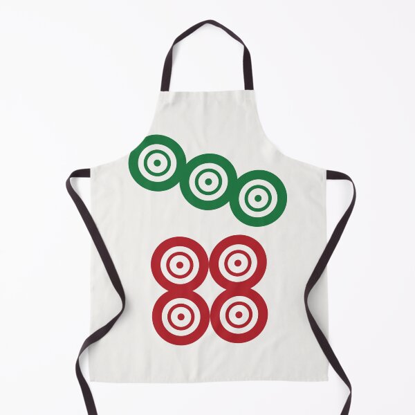 Item preview, Seven Circle Wheel Dot Qi Tong 筒 Tile. It's Mahjong Time! designed and sold by teeworthy.