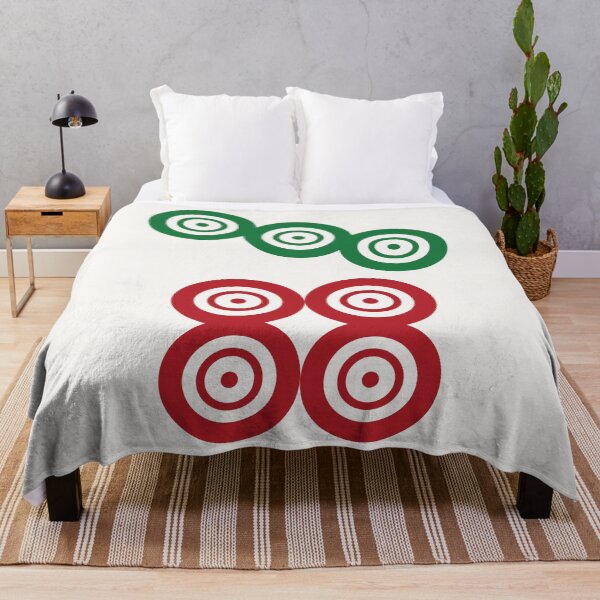 Item preview, Seven Circle Wheel Dot Qi Tong 筒 Tile. It's Mahjong Time! designed and sold by teeworthy.
