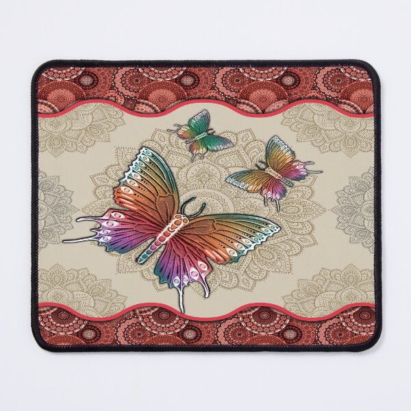 Item preview, Butterfly Vintage Mandala Red designed and sold by LittleShop79.