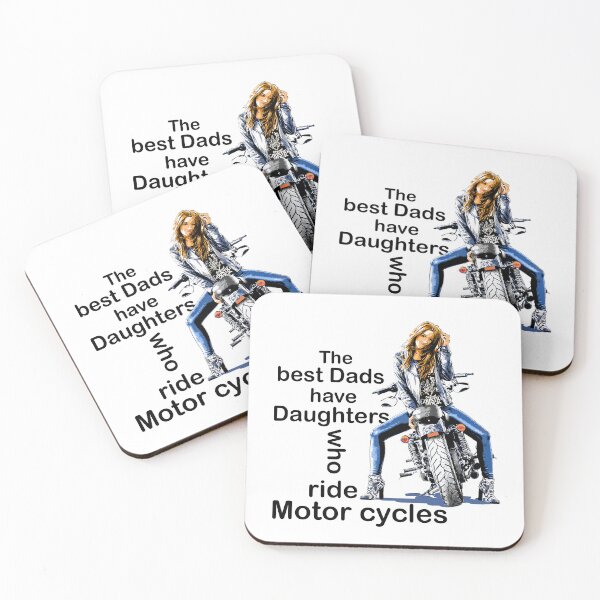 Item preview, The best dads have daughters who ride motor cycles designed and sold by Concept-Hub.