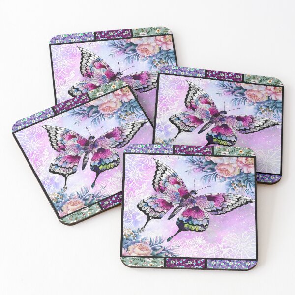 Item preview, Butterfly flower art designed and sold by LittleShop79.
