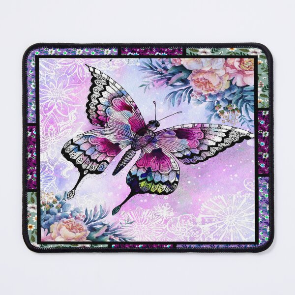 Item preview, Butterfly flower art designed and sold by LittleShop79.