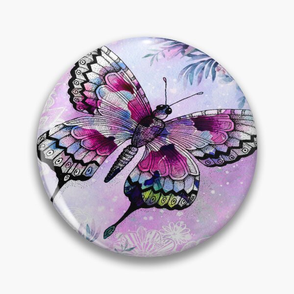 Item preview, Butterfly flower art designed and sold by LittleShop79.