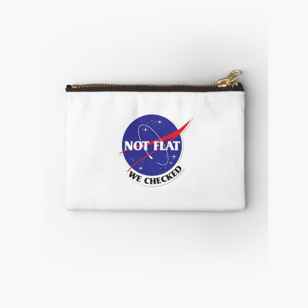 Item preview, Nasa Flat Earth T-ShirtNot Flat We Checked - NASA designed and sold by TirnaBurgh.