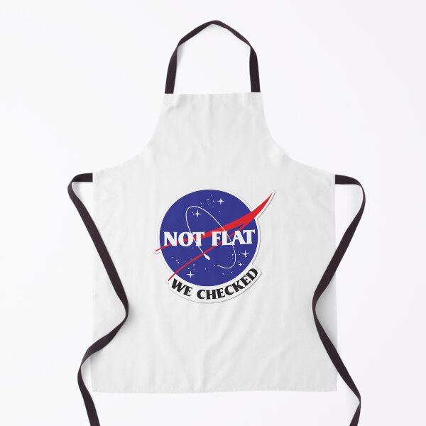 Item preview, Nasa Flat Earth T-ShirtNot Flat We Checked - NASA designed and sold by TirnaBurgh.