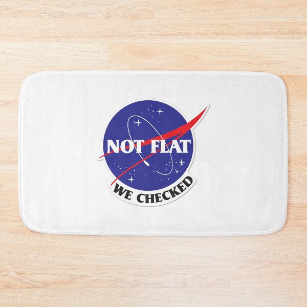 Item preview, Nasa Flat Earth T-ShirtNot Flat We Checked - NASA designed and sold by TirnaBurgh.