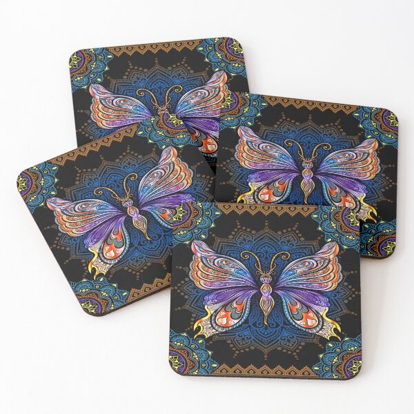 Item preview, Beautiful Butterfly Mandala art  designed and sold by LittleShop79.