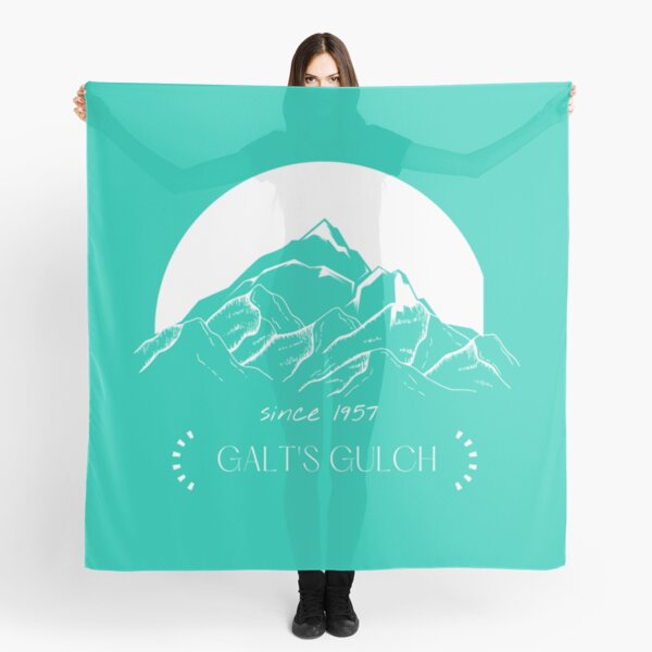 Galts Gulch Ayn Rand Atlas Shrugged Fountainhead    Scarf