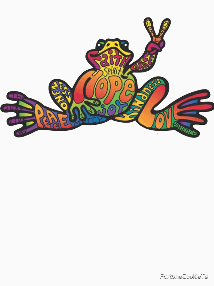 Thumbnail 7 of 7, Classic T-Shirt, Peace Frog designed and sold by FortuneCookieTs.
