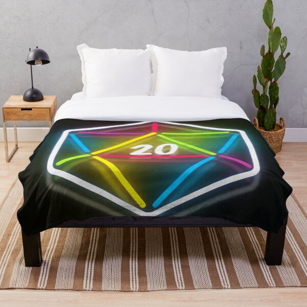 Item preview, Neon D20 - Rainbow designed and sold by Cephalophane.