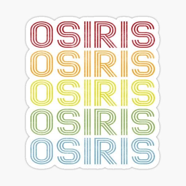 Vista previa del artículo con la obra «Camiseta con el nombre de Osiris - Osiris Vintage Retro Osiris Name Gift Item Tee», diseñado y vendido por oslandefren.