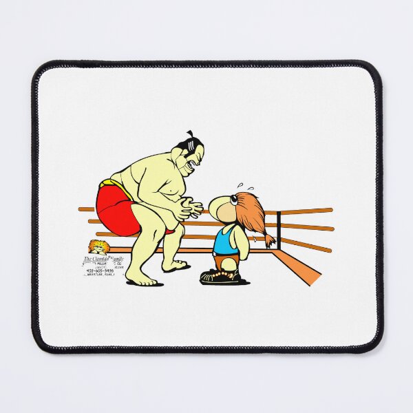 Item preview, Sumo Wrestling with Clamkin Nestor in the Ring - Wrestling Rikishi designed and sold by Bruce Ingrassia.