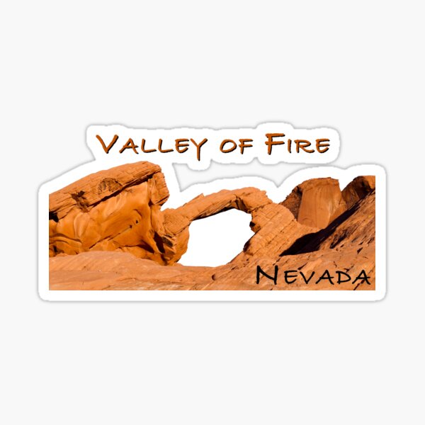 Valley of Fire Nevada: Arch Rock Sticker