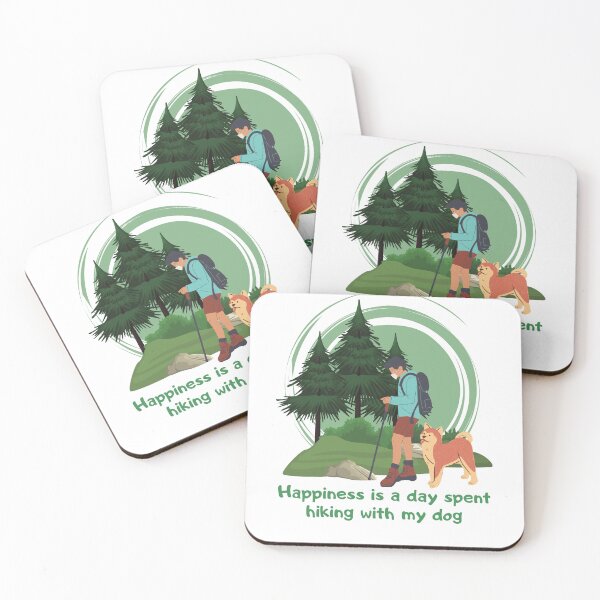 Item preview, Happiness Is A Day Spent Hiking With My Dog designed and sold by Ildar012.