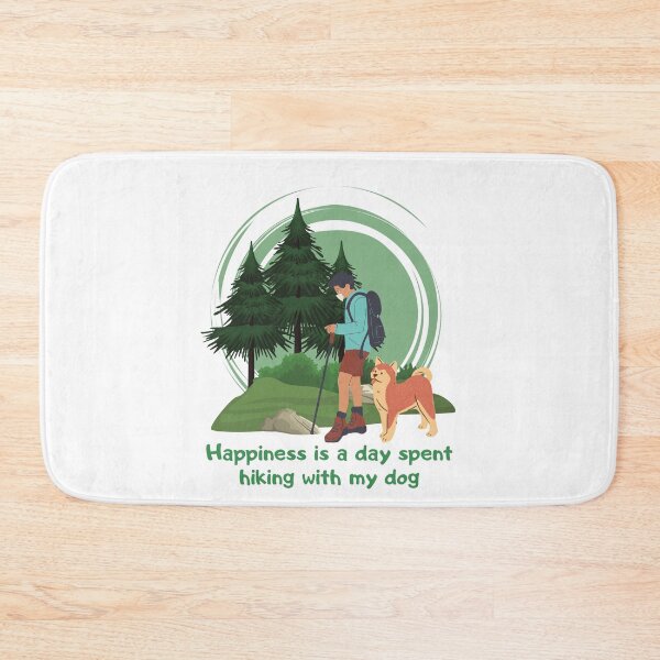 Item preview, Happiness Is A Day Spent Hiking With My Dog designed and sold by Ildar012.