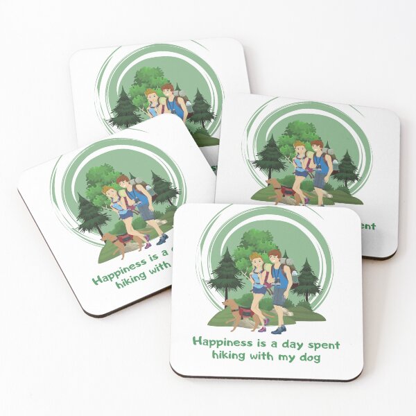 Item preview, Happiness Is A Day Spent Hiking With My Dog designed and sold by Ildar012.