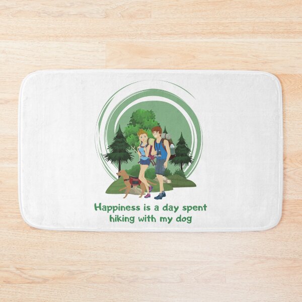 Item preview, Happiness Is A Day Spent Hiking With My Dog designed and sold by Ildar012.