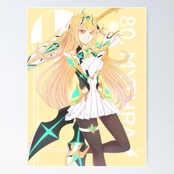 Xenoblade Chronicles 2 Mythra Silver Cosplay Wig