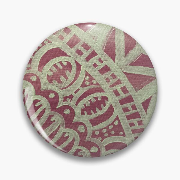 Item preview, Zentangle White on Pink Painted designed and sold by TCMAS.