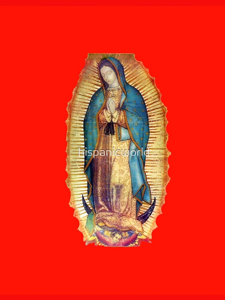 Our Lady of Guadalupe Virgin Mary Tilma Red" A-Line Dress for Sale by  hispanicworld | Redbubble