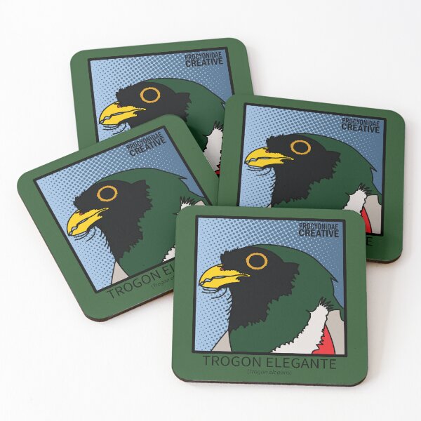 Item preview, Trogon Elegante designed and sold by Procyonidae Creative.