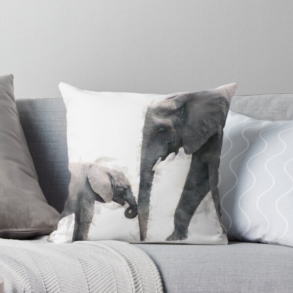 Item preview, Watercolour African Elephant Artwork  designed and sold by Typeglyphs.