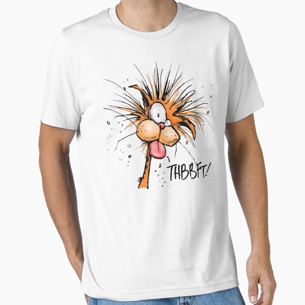 Aperçu de l'œuvre T-shirt cadeau humoristique avec dessin animé de Bloom County Bill The Cat Thbbft créée et vendue par HansFlorian.