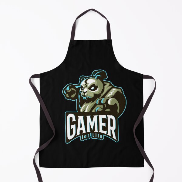 Item preview, Gamer for Life with Aggressive Panda Warrior designed and sold by PRIVARSHU.