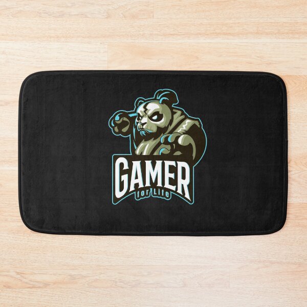 Item preview, Gamer for Life with Aggressive Panda Warrior designed and sold by PRIVARSHU.