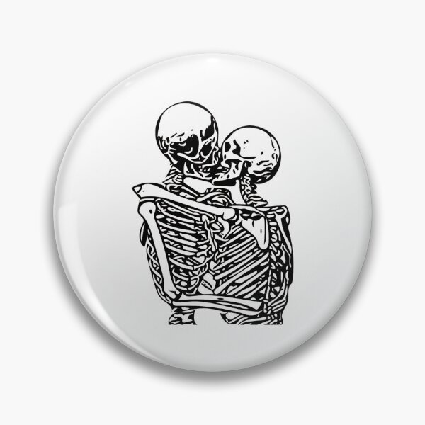 Item preview, Kissing skeletons rib cage designed and sold by lostintimeinc.