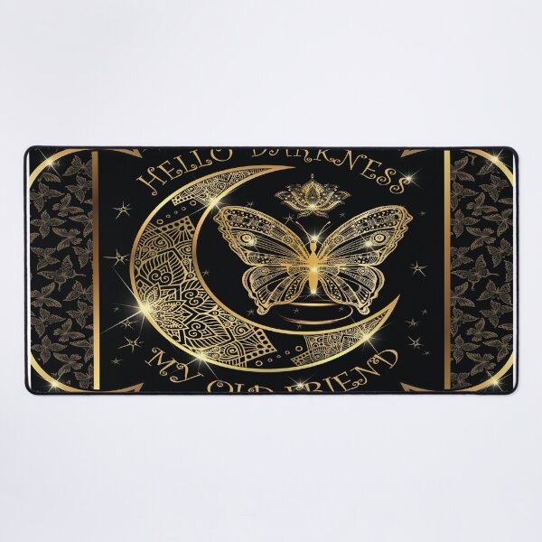 Item preview, Butterfly Moon Gold Mandala designed and sold by SweetThreads79.