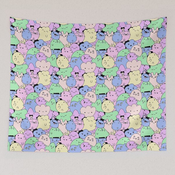 Item preview, Cute Doodle Pattern (Pastel) designed and sold by murkyswamp.