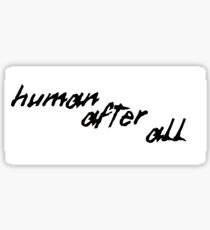 Daft Punk "Human After All" item Sticker