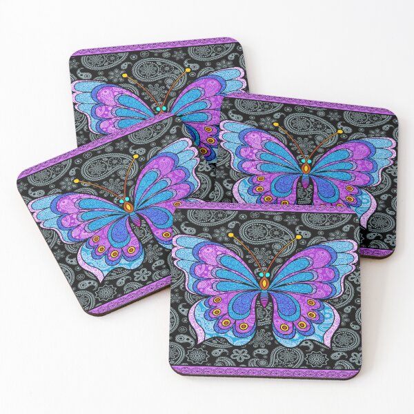 Item preview, Butterfly Paisley Art designed and sold by SweetThreads79.
